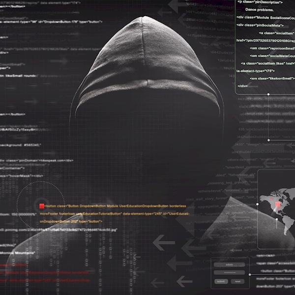Faceless Cyber Stalker in a Black Hoodie